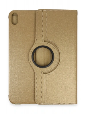 Newface iPad 2022 10.9 (10.nesil) Kılıf 360 Tablet Deri Kılıf - Gold