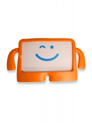 Newface iPad 2022 10.9 (10.nesil) Kılıf Karakter Tablet Silikon - Turuncu