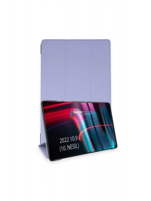 Newface iPad 2022 10.9 (10.nesil) Kılıf Tablet Smart Kılıf - Lila