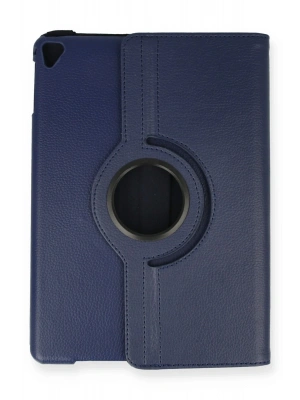 Newface iPad 4 9.7 Kılıf 360 Tablet Deri Kılıf - Lacivert