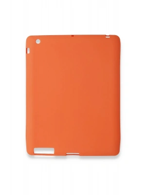 Newface iPad 4 9.7 Kılıf Evo Tablet Silikon - Turuncu