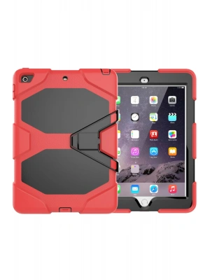 Newface iPad 5 Air 9.7 Kılıf Griffin Tablet Kapak - Kırmızı