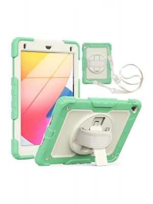 Newface iPad 5 Air 9.7 Kılıf Strap New Tablet Kapak - Yeşil