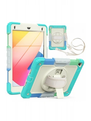 Newface iPad 5 Air 9.7 Kılıf Tablet Rainbow Kapak - Turkuaz