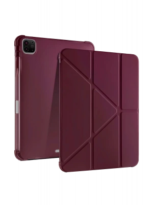 Newface iPad Air 13 (2024) Kılıf Kalemlikli Mars Tablet Kılıfı - Mürdüm