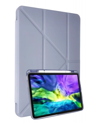 Newface iPad Air 4 10.9 Kılıf Kalemlikli Mars Tablet Kılıfı - Lila