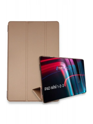 Newface iPad Mini 3 Kılıf Tablet Smart Kılıf - Rose Gold