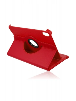 Newface iPad Mini 6 Kılıf 360 Tablet Deri Kılıf - Kırmızı