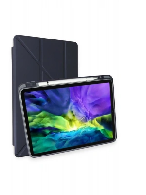 Newface iPad Pro 11 (2018) Kılıf Kalemlikli Mars Tablet Kılıfı - Lacivert