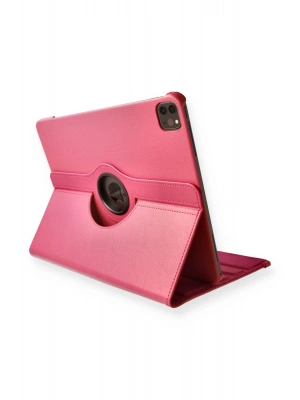 Newface iPad Pro 11 (2020) Kılıf 360 Tablet Deri Kılıf - Pembe