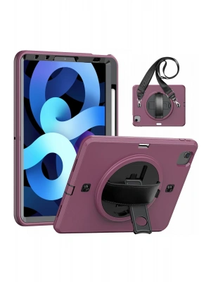 Newface iPad Pro 11 (2020) Kılıf Strap-C Otterbox Tablet Kapak - Mürdüm