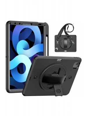 Newface iPad Pro 11 (2020) Kılıf Strap-C Otterbox Tablet Kapak - Siyah