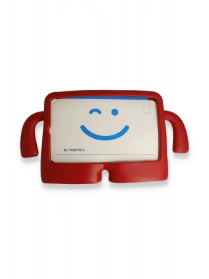 Newface iPad Pro 11 (2021) Kılıf Karakter Tablet Silikon - Kırmızı