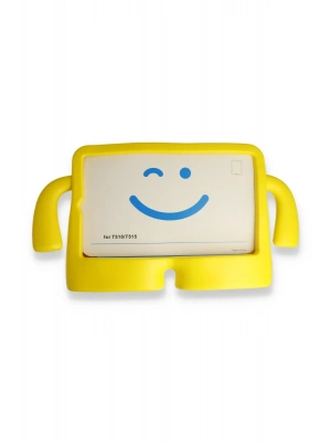 Newface iPad Pro 11 (2021) Kılıf Karakter Tablet Silikon - Sarı