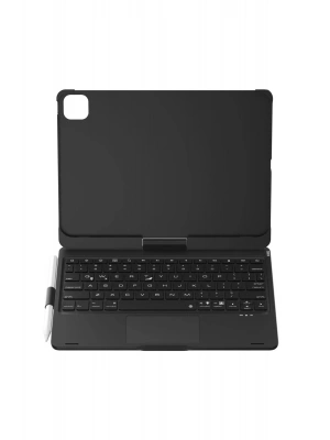 Newface iPad Pro 11 (2024) F11 ATS Kılıf Magic Dönen Klavyeli Tablet Kılıf - Siyah