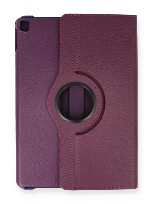 Newface iPad Pro 11 (2024) Kılıf 360 Tablet Deri Kılıf - Mürdüm