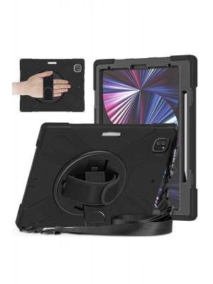 Newface iPad Pro 12.9 (2020) Kılıf Amazing Tablet Kapak - Siyah