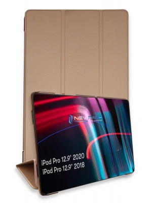Newface iPad Pro 12.9 (2021) Kılıf Tablet Smart Kılıf - Rose Gold