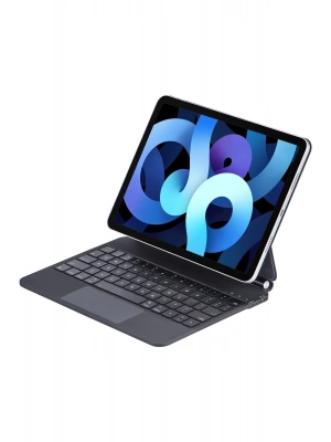 Newface iPad Pro 12.9 (2022) Kılıf X9 Magic Manyetik Klavyeli Tablet Kılıfı - Siyah
