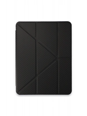 Newface iPad Pro 13 (2024) Kılıf Color Karbon Tablet Kılıfı - Siyah