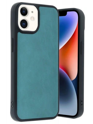 Newface iPhone 11 Kılıf Aras Deri Kapak - Açık Yeşil