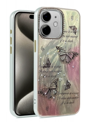 Newface iPhone 11 Kılıf Blade Aynalı Desenli Kapak - Desen 6