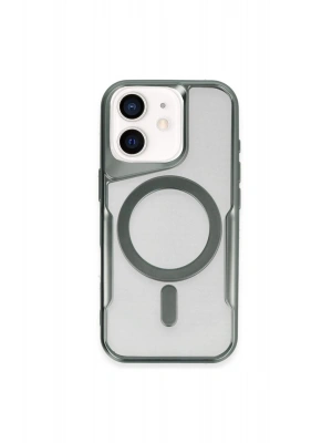 Newface iPhone 11 Kılıf Boyi Magsafe Silikon Kapak - Yeşil