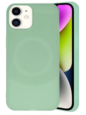 Newface iPhone 11 Kılıf Maya Karbon Kapak - Su Yeşili