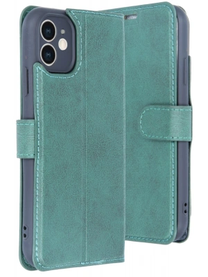 Newface iPhone 11 Kılıf Trend S Plus Kapaklı Kılıf - Yeşil