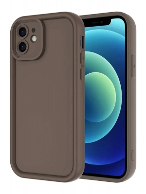 Newface iPhone 11 Kılıf Viera Silikon - Kahverengi