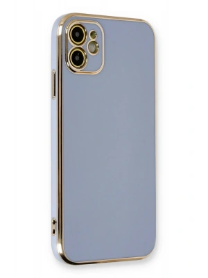 Newface iPhone 11 Kılıf Volet Silikon - Mavi