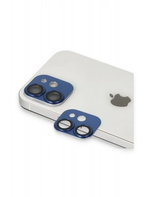Newface iPhone 11 Pers Alüminyum Kamera Lens - Lacivert