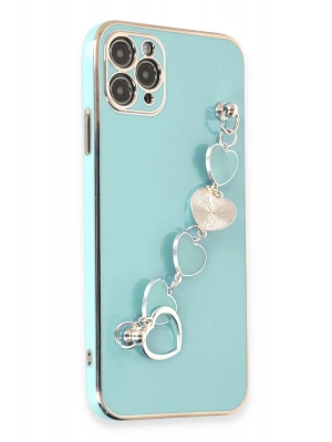 Newface iPhone 11 Pro Kılıf Esila Silikon - Su Yeşili