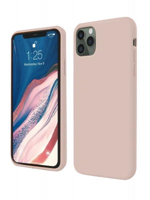 Newface iPhone 11 Pro Kılıf First Silikon - Rose Gold