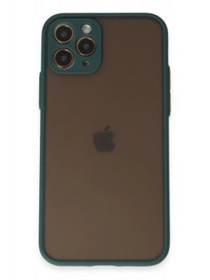 Newface iPhone 11 Pro Kılıf Montreal Silikon Kapak - Yeşil