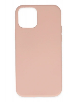 Newface iPhone 11 Pro Kılıf Nano içi Kadife Silikon - Pudra
