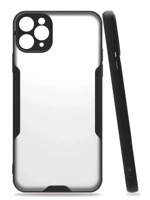 Newface iPhone 11 Pro Kılıf Platin Silikon - Siyah