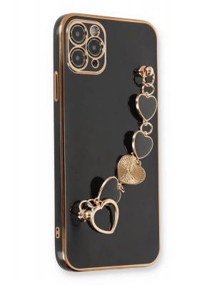 Newface iPhone 11 Pro Max Kılıf Esila Silikon - Siyah