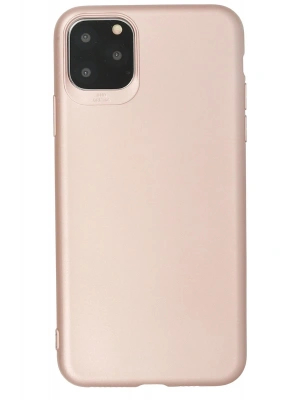 Newface iPhone 11 Pro Max Kılıf First Silikon - Rose Gold