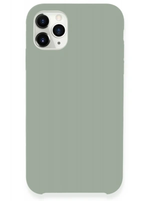 Newface iPhone 11 Pro Max Kılıf Lansman Legant Silikon - Açık Gri