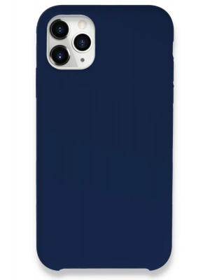 Newface iPhone 11 Pro Max Kılıf Lansman Legant Silikon - Lacivert