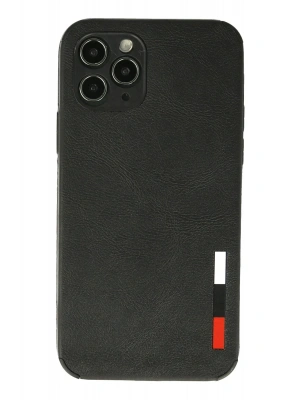 Newface iPhone 11 Pro Max Kılıf Loop Deri Silikon - Siyah