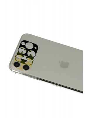 Newface iPhone 11 Pro Max Rainbow Kamera Lens Koruma Cam - Gold