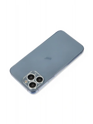 Newface iPhone 11 Pro Max Shine Kamera Lens Koruma Cam - Gümüş