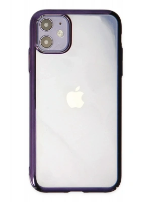 Newface iPhone 12 Kılıf Element Silikon - Mor