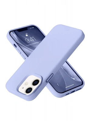 Newface iPhone 12 Kılıf Nano içi Kadife Silikon - Lila