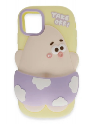 Newface iPhone 12 Kılıf Poky Karakter Silikon Kapak - Desen 5