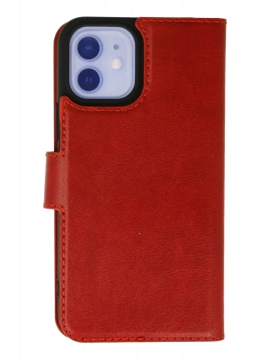 Newface iPhone 12 Kılıf Trend S Plus Kapaklı Kılıf - Kırmızı