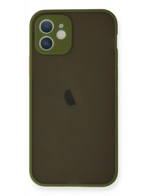 Newface iPhone 12 Mini Kılıf Montreal Silikon Kapak - Açık Yeşil