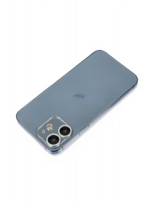 Newface iPhone 12 Mini Shine Kamera Lens Koruma Cam - Gümüş